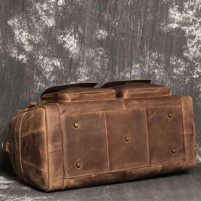 Herren Reisetasche echtes Leder | Vintage Weekender