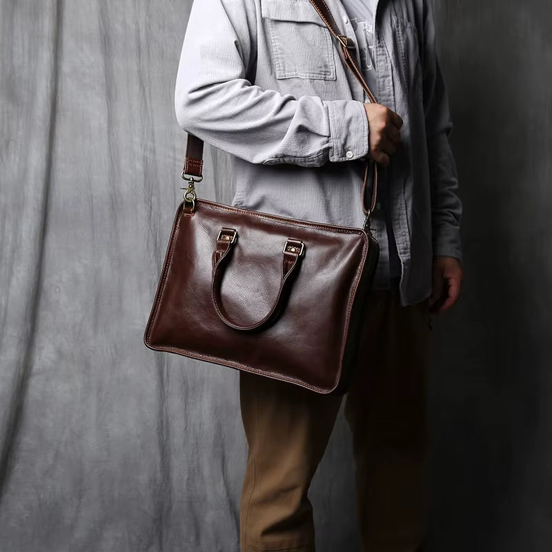 Business-Messenger Bag: Ordnung & Stil für Profis - Echtleder