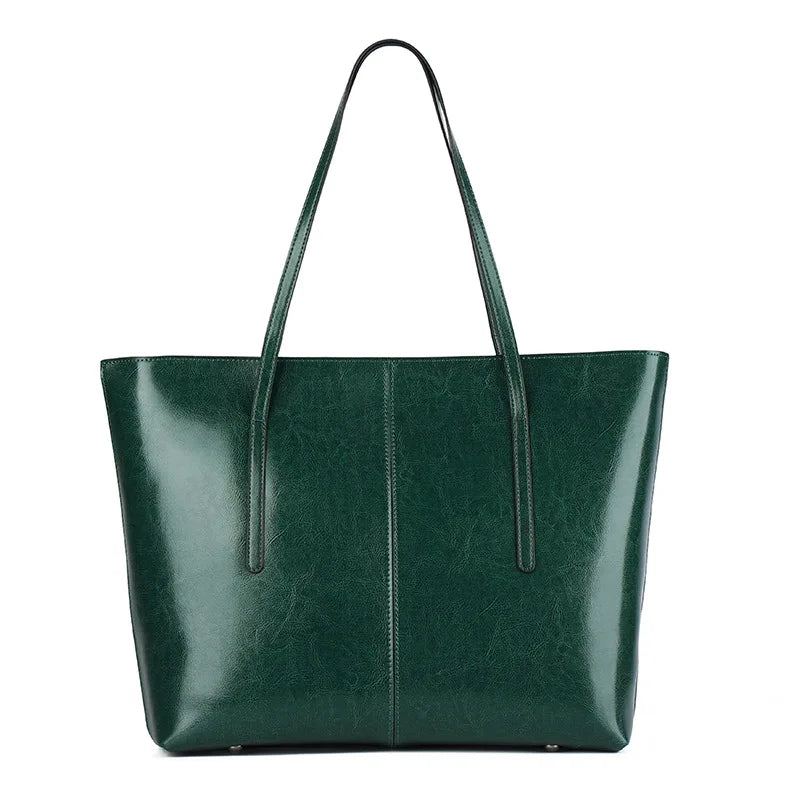 Vintage Echtleder Tote Bag: Stilvolles Statement für Damen
