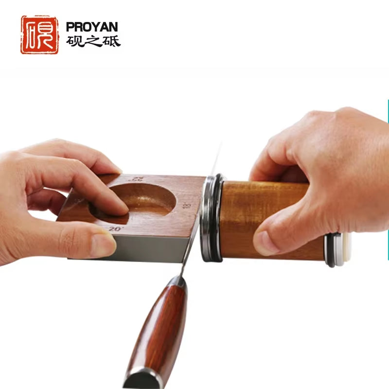 Profi-Rollschleifer: Präzisions-Messerschärfer Set