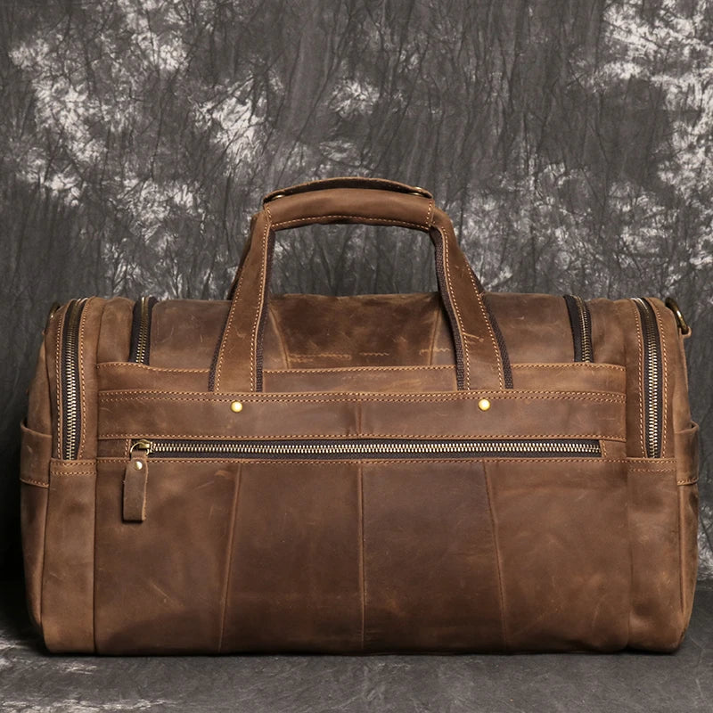 Herren Reisetasche echtes Leder | Vintage Weekender