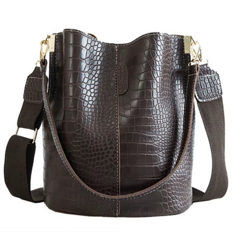 Kroko-Bucket-Bag – Zeitloser Old Money Chic & Stil