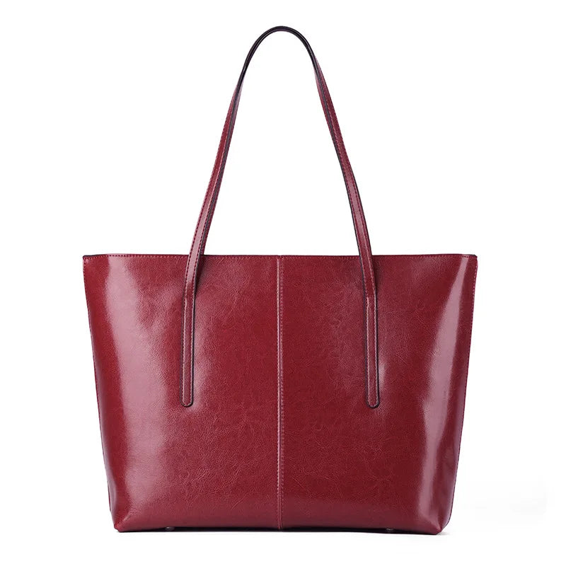 Vintage Echtleder Tote Bag: Stilvolles Statement für Damen