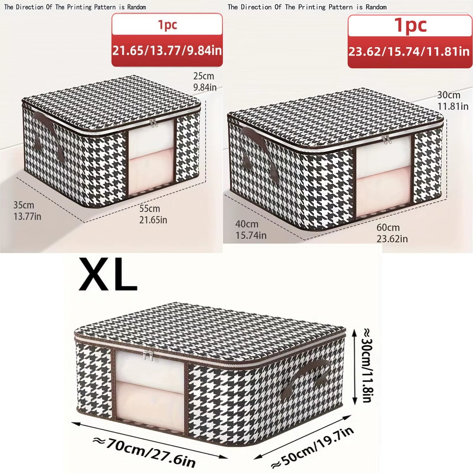 XXL Kleider-Organizer mit Sichtfenster – Staubfrei & Mobil