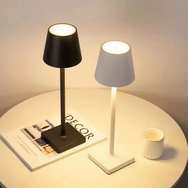 Design LED Tischleuchte: Dimmbares Ambiente & Akku-Betrieb