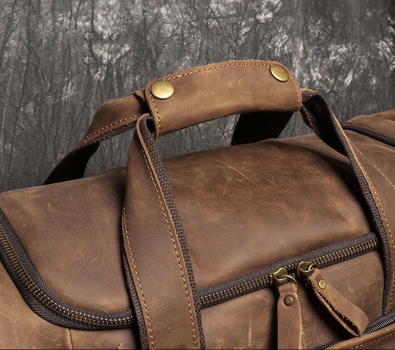 Herren Reisetasche echtes Leder | Vintage Weekender