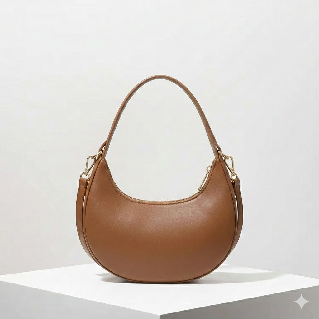 Elegante Moon Bag – Exklusive Damen Schultertasche