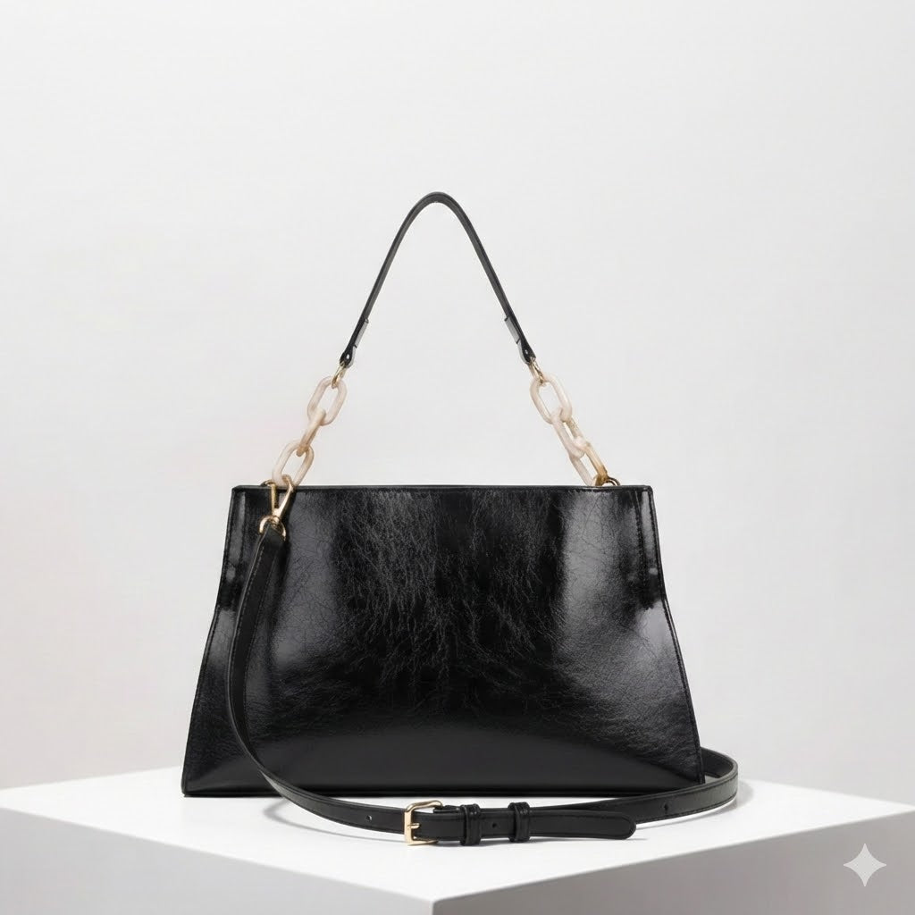 Vintage Soft-Leder Hobo Bag | Edle Crossbody Handtasche