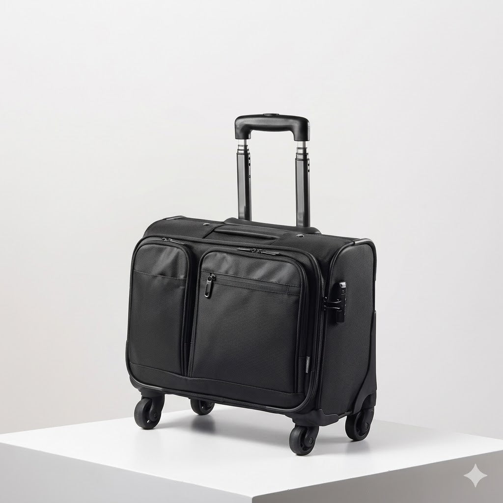 Premium Business-Trolley 15,6": Wetterfest & Rückenschonend