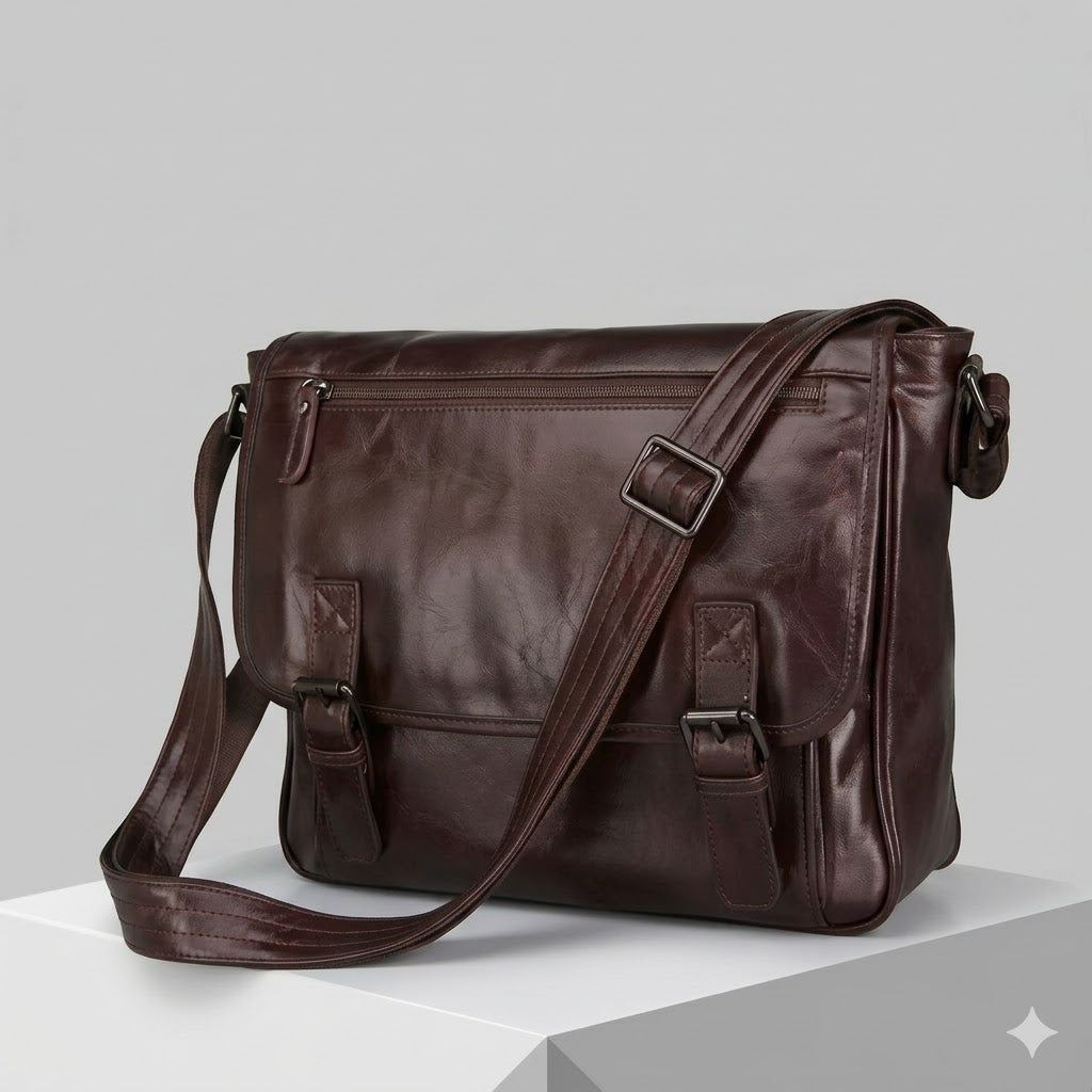 Leder Business-Tasche: Platzwunder & Ordnung für Profis