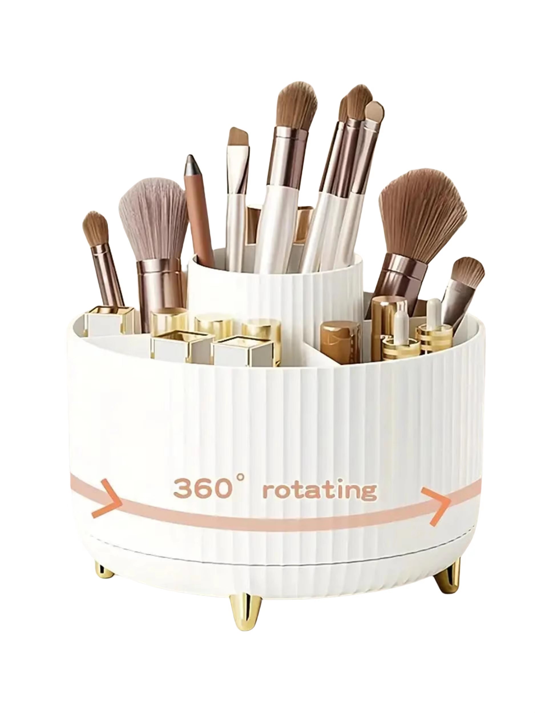 Kosmetik Organizer 360° drehbar, multifunktional mit 5 Fächern