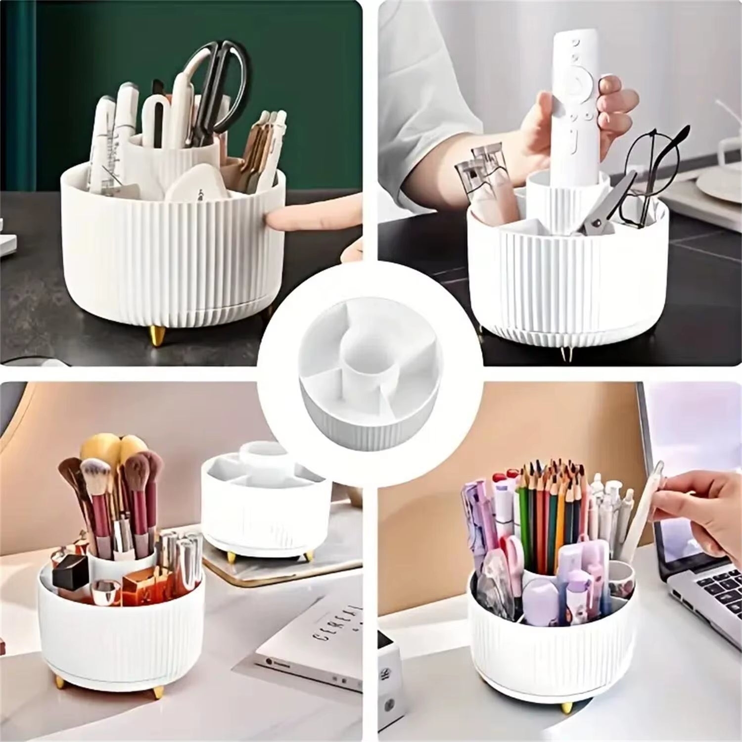 Kosmetik Organizer 360° drehbar, multifunktional mit 5 Fächern