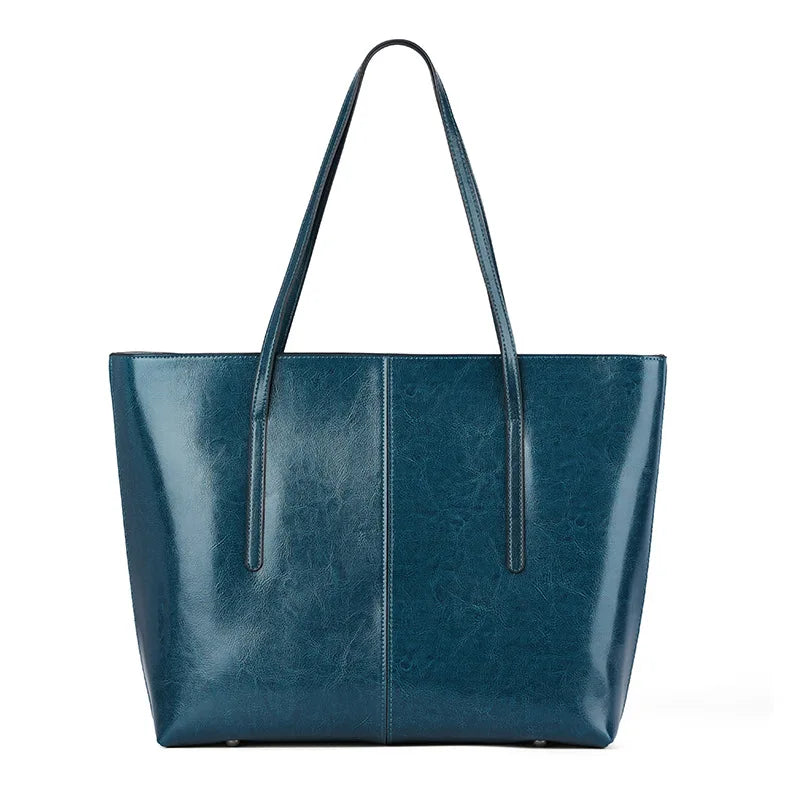 Vintage Echtleder Tote Bag: Stilvolles Statement für Damen