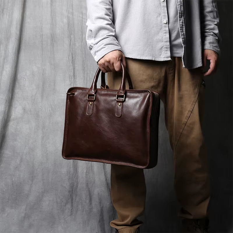 Business-Messenger Bag: Ordnung & Stil für Profis - Echtleder