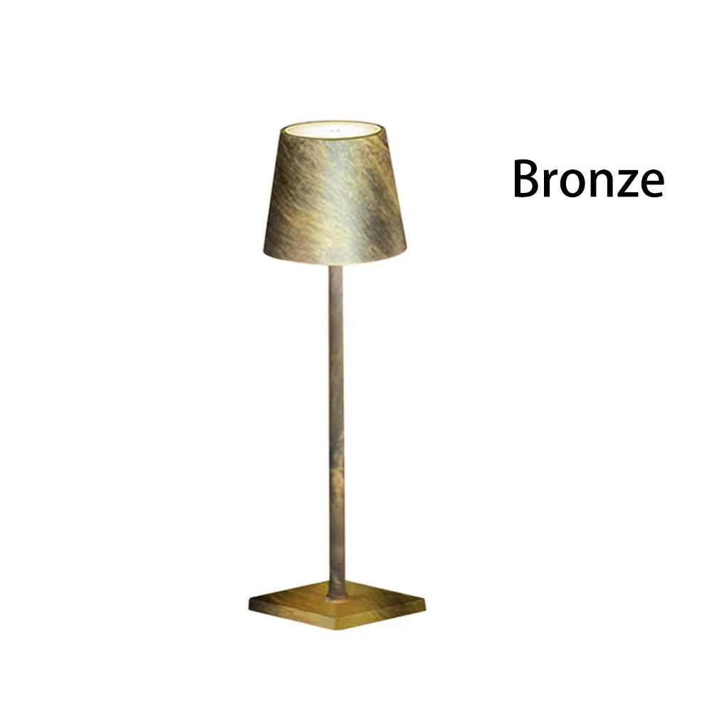 Edle LED-Akku-Tischleuchte | 7 edle Farben | Dimmbares Licht 