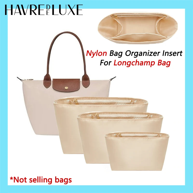 Longchamp Nylon Organizer: Formstabil & Elegant