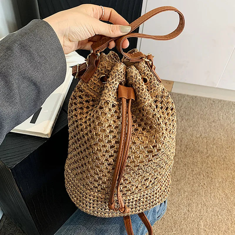 Boho Stroh-Bucket Bag: Dein Statement für Sommer & Freiheit