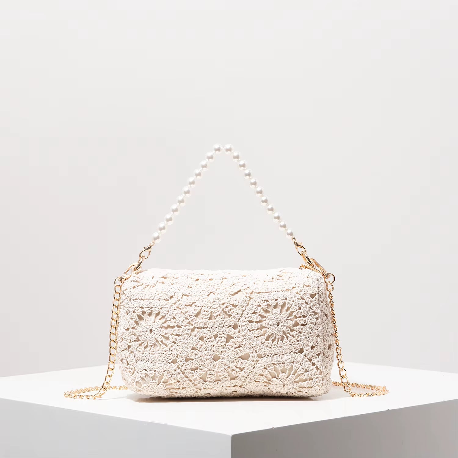 Perlen-Handtasche „Ocean Glow“ – Eleganz für den Strand