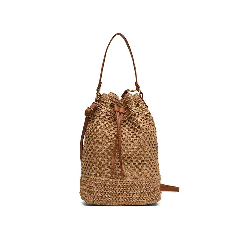 Boho Stroh-Bucket Bag: Dein Statement für Sommer & Freiheit