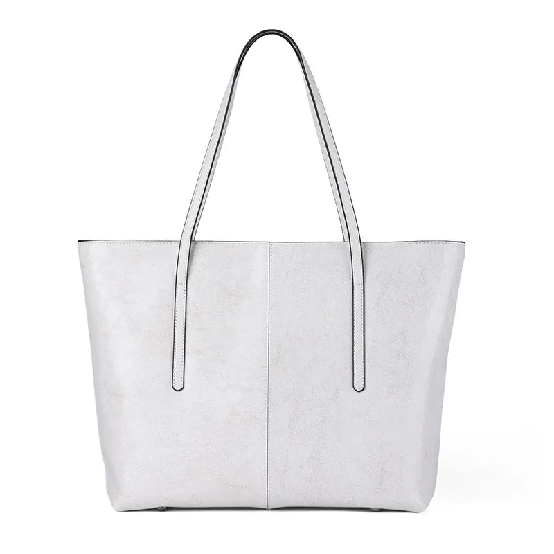 Vintage Echtleder Tote Bag: Stilvolles Statement für Damen