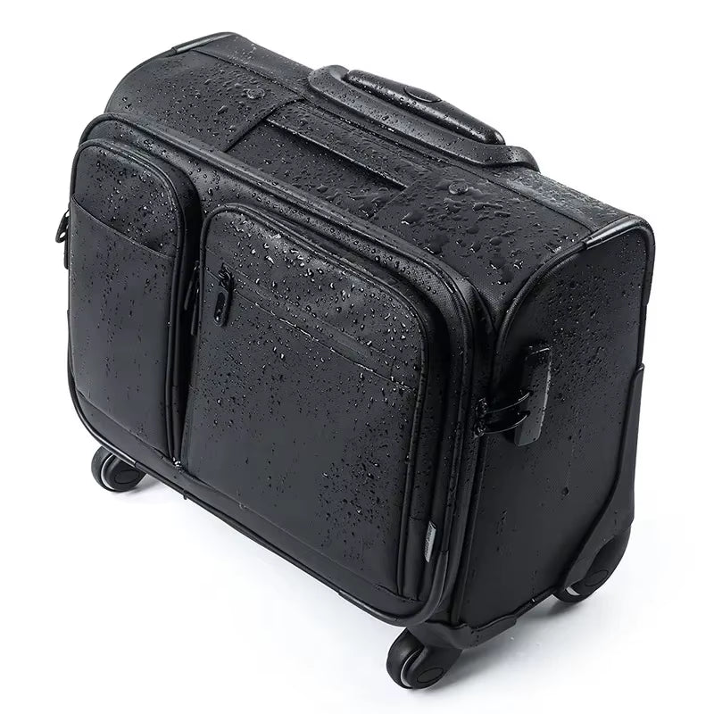 Premium Business-Trolley 15,6": Wetterfest & Rückenschonend