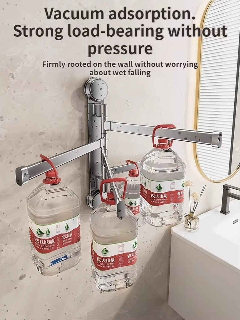 Schwenkbarer Handtuchhalter ohne Bohren – Platzsparend & Edel