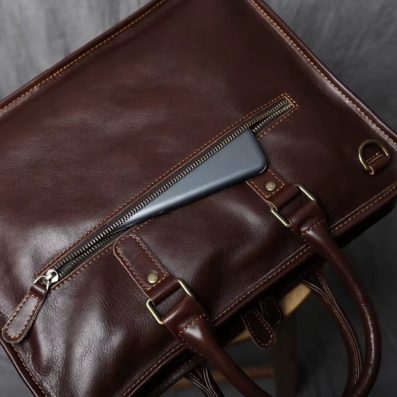 Business-Messenger Bag: Ordnung & Stil für Profis - Echtleder