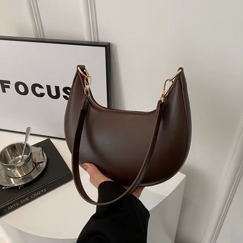 Elegante Moon Bag – Exklusive Damen Schultertasche
