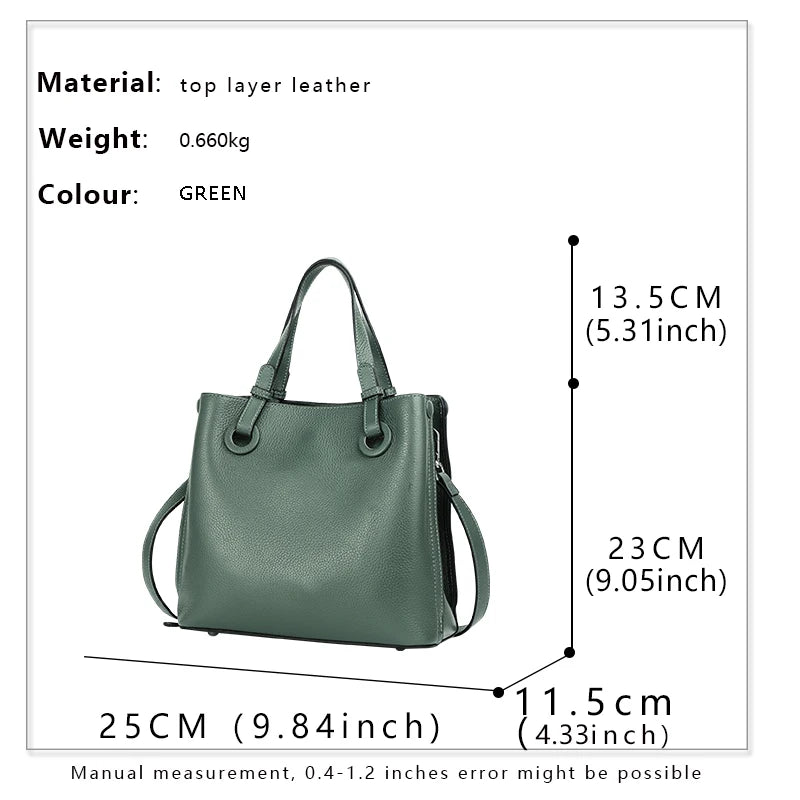 Echtleder Handtasche Damen: Stilvoll & perfekt organisiert