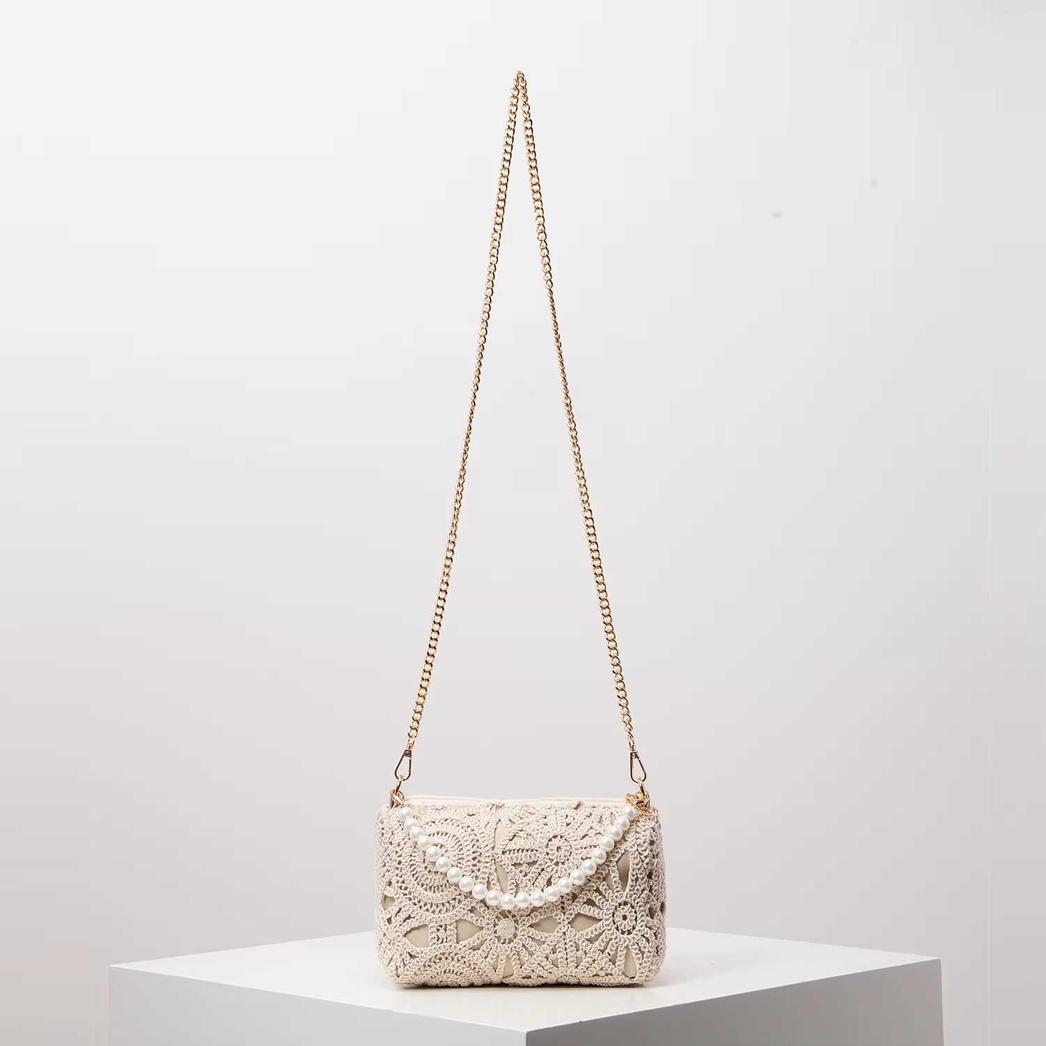 Perlen-Handtasche „Ocean Glow“ – Eleganz für den Strand