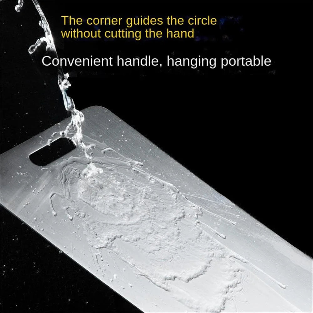 Premium Schneidebrett aus 316 Edelstahl – 100% Hygienisch