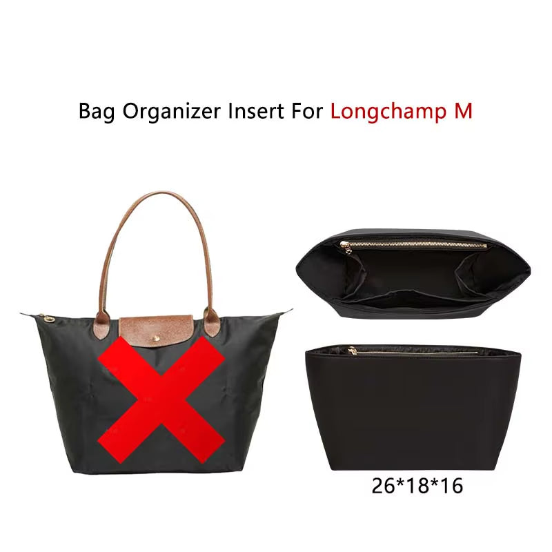 Longchamp Nylon Organizer: Formstabil & Elegant