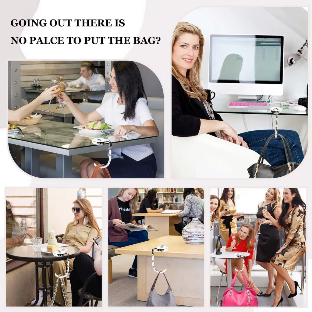 Eleganter Taschenhaken für Tisch – Luxus & Schutz