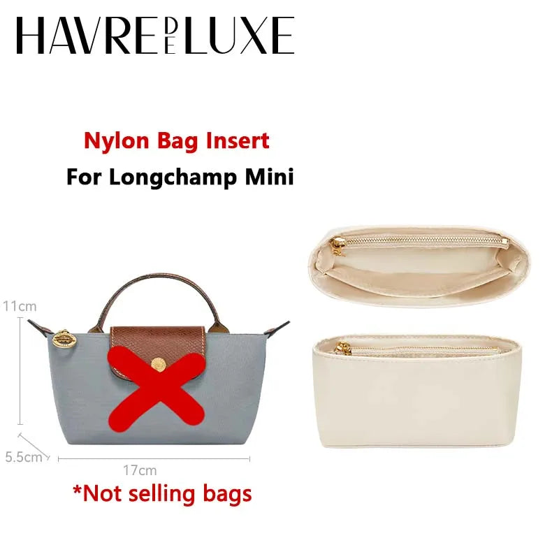 Longchamp Nylon Organizer: Formstabil & Elegant